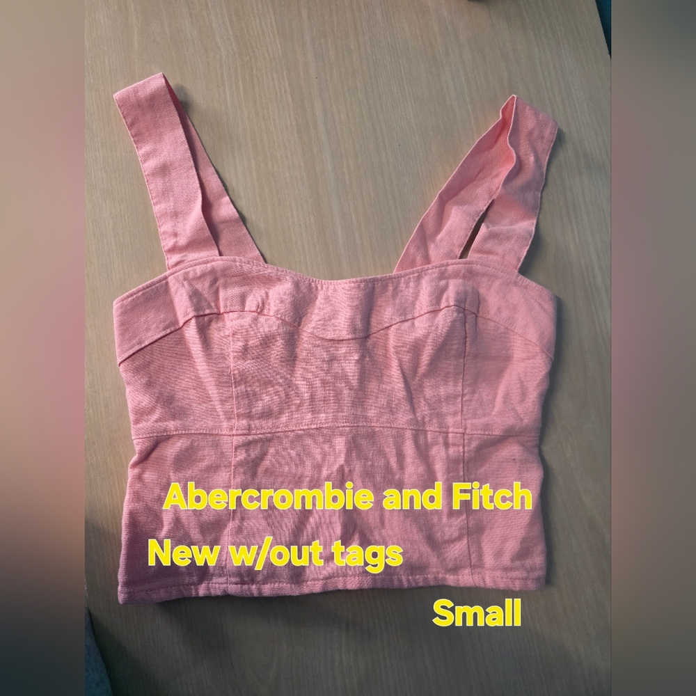 Abercrombie & Fitch Pink Crop Top